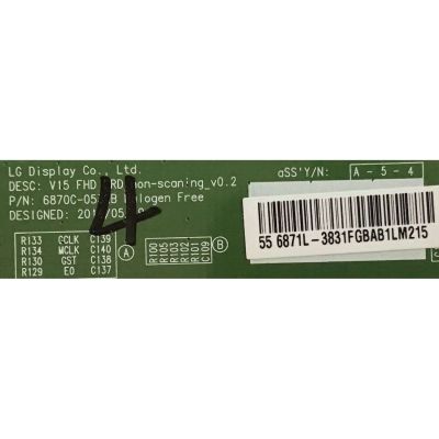 KIT DE TARJETAS PARA TV LG / NUMERO DE PARTE MAIN EBT64465704 / 64465704 / EAX67148704 / FUENTE EAY64549101 / 64549101 / LGP55DJ-17F1 / EAX67209101 / T-CON 6871L-3831F / 6870C-0532B / PANEL NC550DUE-AAFX1 / MODELOS 55LJ550M-UB / 55LJ550M-UB.BUSYLJR - Imagen 2